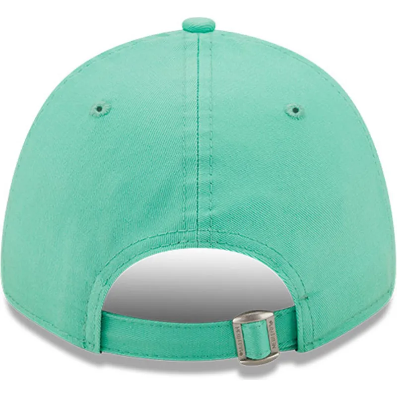 petten-gebogen-groen-verstelbaar-9forty-league-essential-van-los-angeles-dodgers-mlb-van-new-era