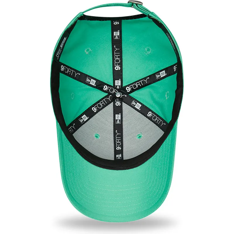petten-gebogen-groen-verstelbaar-9forty-infill-van-los-angeles-dodgers-mlb-van-new-era