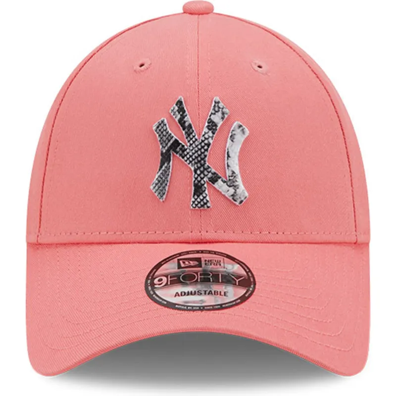 petten-gebogen-roze-verstelbaar-9forty-infill-van-new-york-yankees-mlb-van-new-era