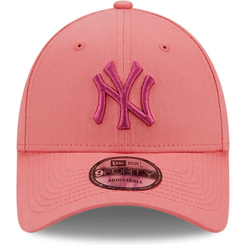 petten-gebogen-roze-verstelbaar-9forty-league-essential-van-new-york-yankees-mlb-van-new-era petten-gebogen-roze-verstelbaar-9forty-league-essential-van-new-york-yankees-mlb-van-new-era