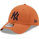 petten-gebogen-bruin-fitted-39thirty-league-essential-van-new-york-yankees-mlb-van-new-era