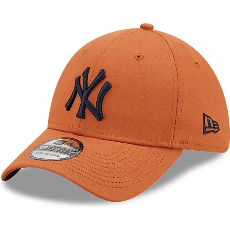 petten-gebogen-bruin-fitted-39thirty-league-essential-van-new-york-yankees-mlb-van-new-era