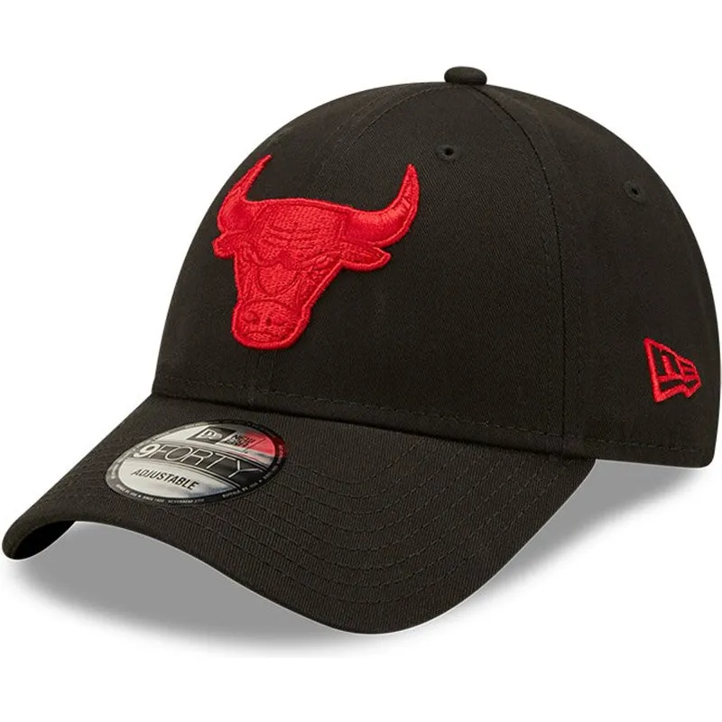 petten-gebogen-zwart-verstelbaar-9forty-neon-pack-van-chicago-bulls-nba-van-new-era