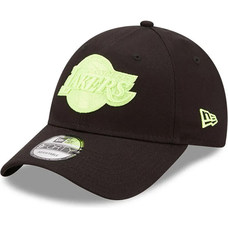 petten-gebogen-zwart-verstelbaar-9forty-neon-pack-van-los-angeles-lakers-nba-van-new-era petten-gebogen-zwart-verstelbaar-9forty-neon-pack-van-los-angeles-lakers-nba-van-new-era