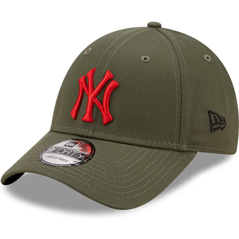 petten-gebogen-groen-verstelbaar-9forty-stadium-food-van-new-york-yankees-mlb-van-new-era
