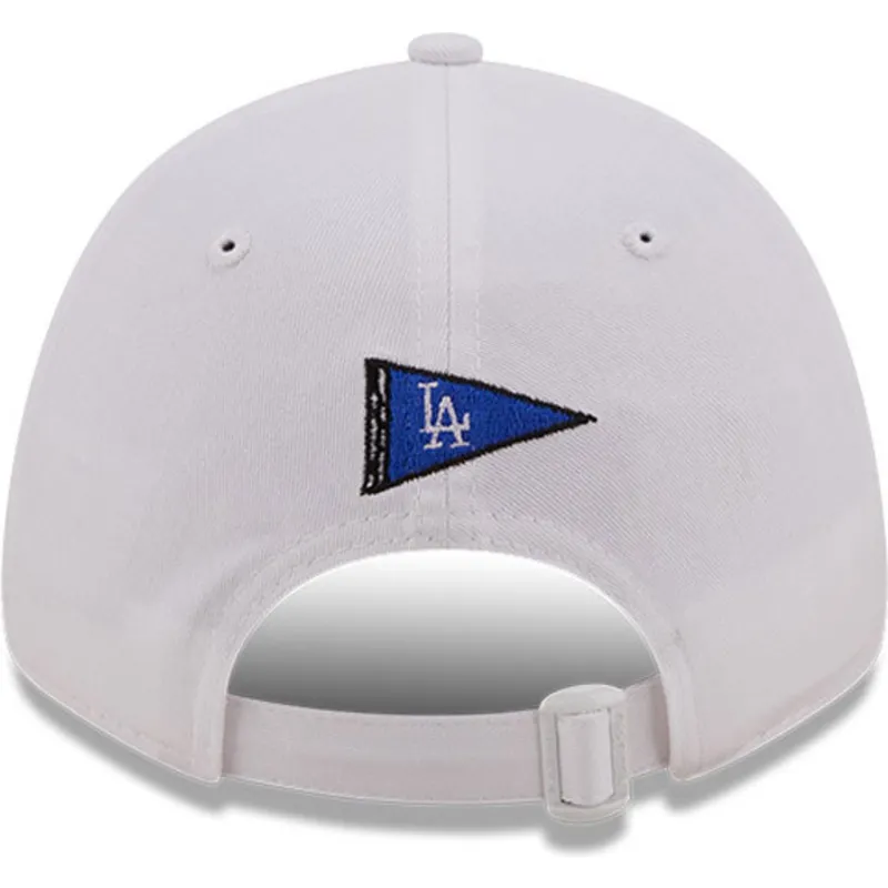 petten-gebogen-wit-verstelbaar-dorado-9forty-stadium-food-van-los-angeles-dodgers-mlb-van-new-era