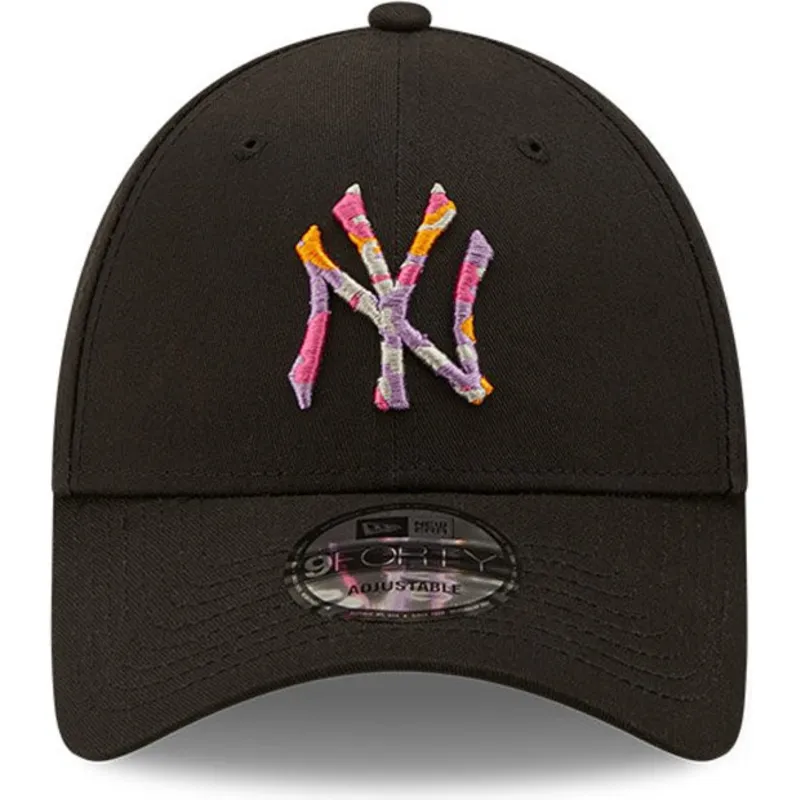 petten-gebogen-zwart-verstelbaar-9forty-camo-infill-van-new-york-yankees-mlb-van-new-era