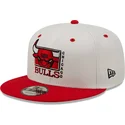 petten-plat-wit-snapback-9fifty-white-crown-van-chicago-bulls-nba-van-new-era