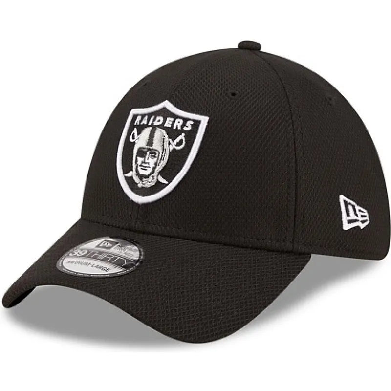 petten-gebogen-zwart-fitted-39thirty-diamond-era-van-las-vegas-raiders-nfl-van-new-era