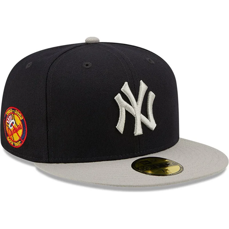 petten-plat-marineblauw-fitted-59fifty-parche-lateral-van-new-york-yankees-mlb-van-new-era