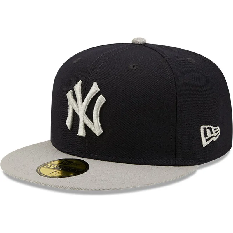 petten-plat-marineblauw-fitted-59fifty-parche-lateral-van-new-york-yankees-mlb-van-new-era