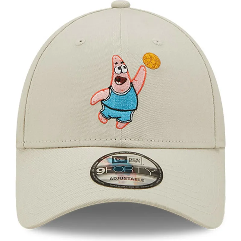 petten-gebogen-beige-verstelbaar-9forty-sporty-van-patrick-ster-spongebob-van-new-era