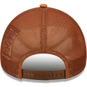petten-gebogen-bruin-snapback-a-frame-tonal-mesh-van-new-york-yankees-mlb-van-new-era