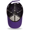 petten-gebogen-paars-verstelbaar-9forty-washed-pack-split-van-los-angeles-lakers-nba-van-new-era