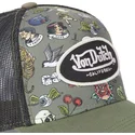 petten-gebogen-groen-snapback-tattoo-tat-k-van-von-dutch