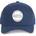 petten-gebogen-marineblauw-snapback-kustom-kulture-col-mar1-van-von-dutch