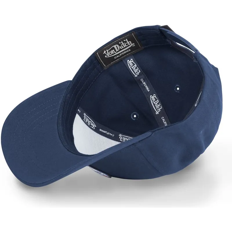 petten-gebogen-marineblauw-snapback-kustom-kulture-col-mar1-van-von-dutch petten-gebogen-marineblauw-snapback-kustom-kulture-col-mar1-van-von-dutch