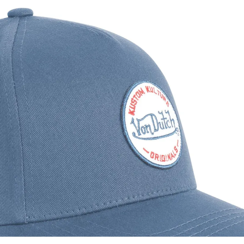petten-gebogen-blauw-snapback-kustom-kulture-col-ant-van-von-dutch