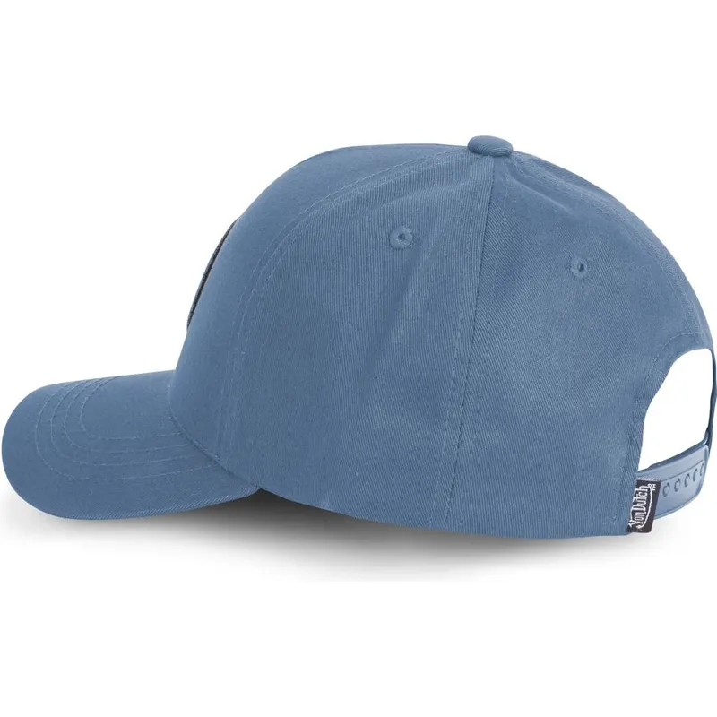 petten-gebogen-blauw-snapback-kustom-kulture-col-ant-van-von-dutch