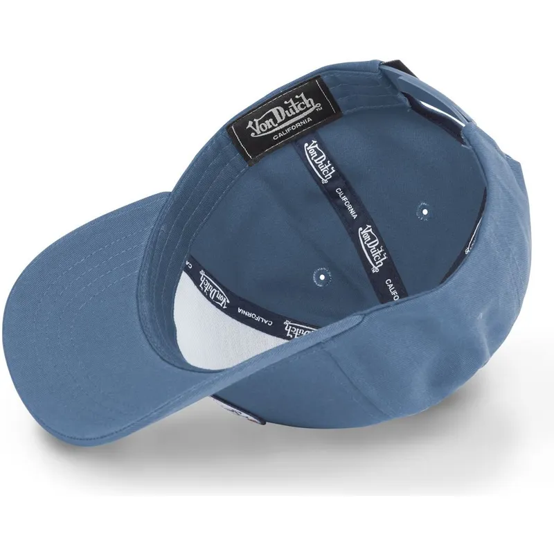 petten-gebogen-blauw-snapback-kustom-kulture-col-ant-van-von-dutch