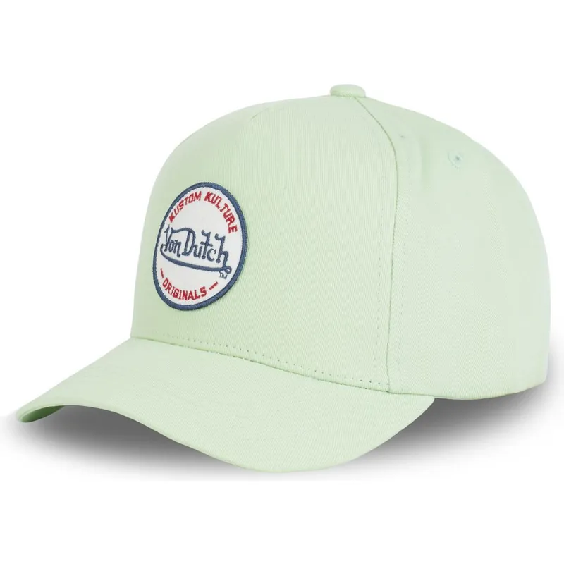 petten-gebogen-groen-snapback-kustom-kulture-col-mint-van-von-dutch