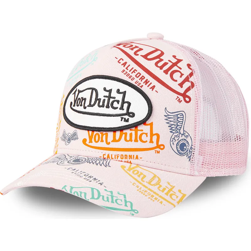 petten-gebogen-roze-snapback-bra-pin-van-von-dutch