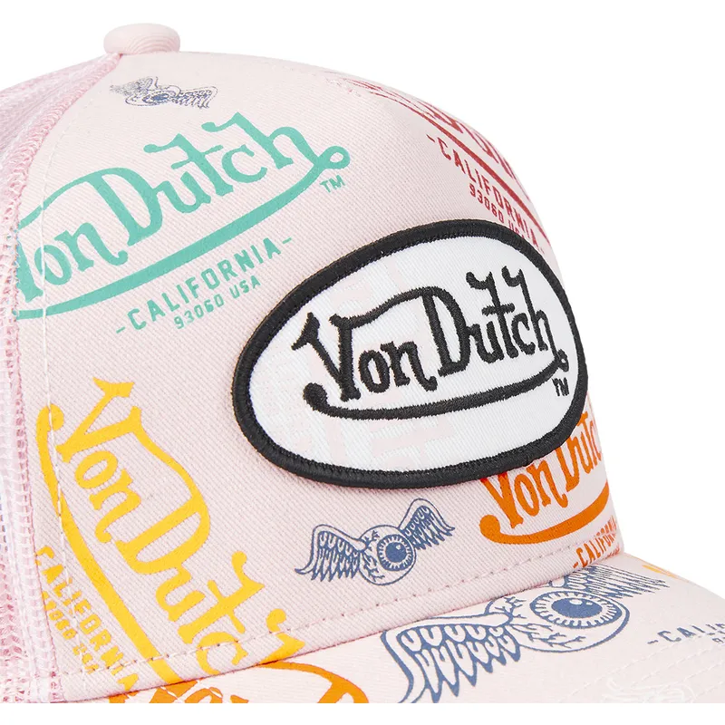 petten-gebogen-roze-snapback-bra-pin-van-von-dutch