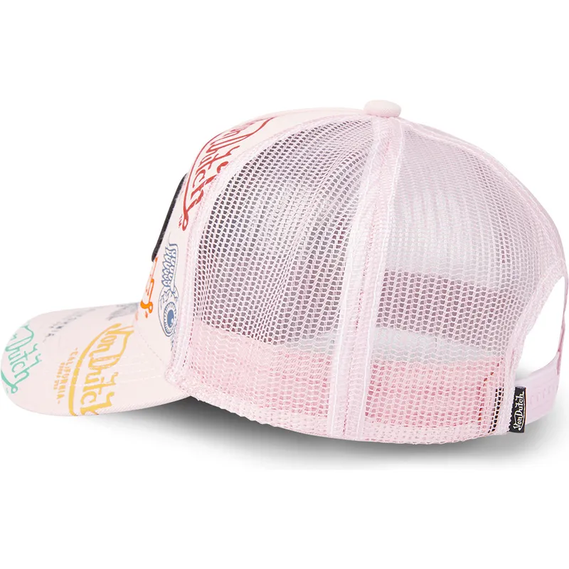 petten-gebogen-roze-snapback-bra-pin-van-von-dutch