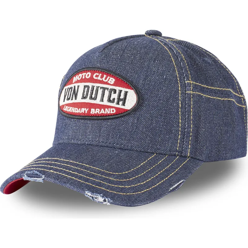 petten-gebogen-blauw-verstelbaar-vaquero-moto-club-moto-van-von-dutch