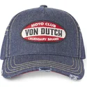 petten-gebogen-blauw-verstelbaar-vaquero-moto-club-moto-van-von-dutch