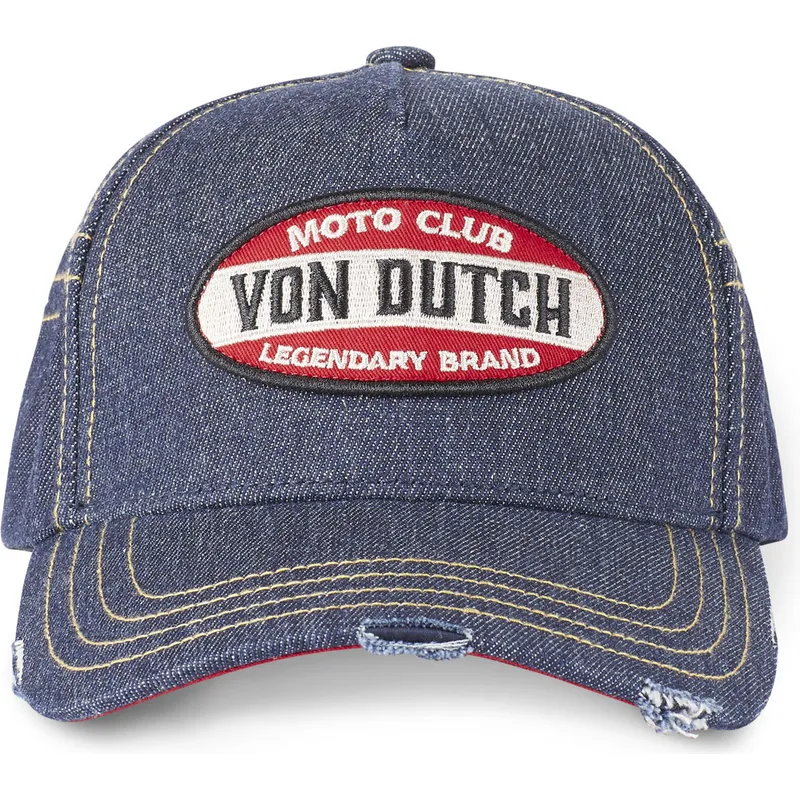 petten-gebogen-blauw-verstelbaar-vaquero-moto-club-moto-van-von-dutch