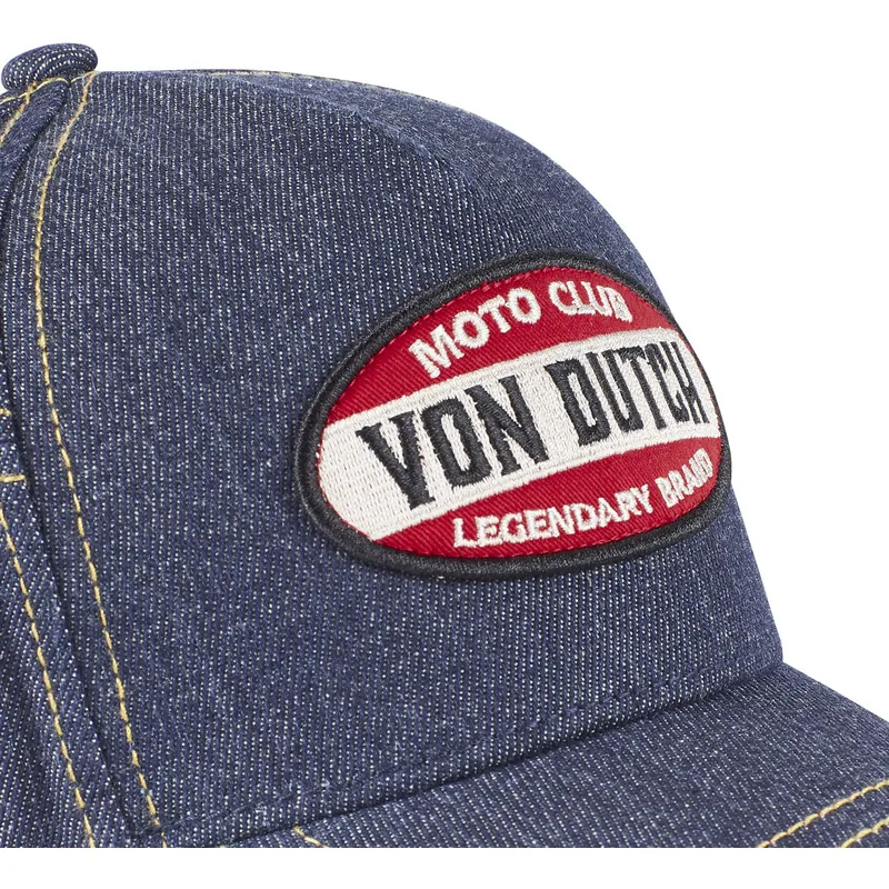 petten-gebogen-blauw-verstelbaar-vaquero-moto-club-moto-van-von-dutch