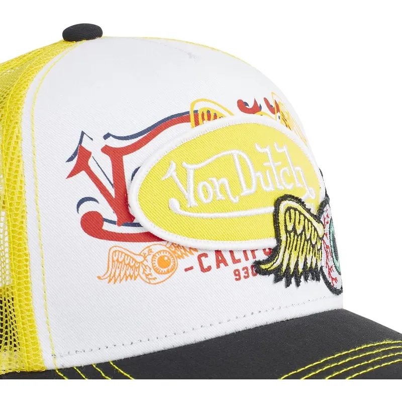 petten-gebogen-geel-snapback-pat-yel-van-von-dutch