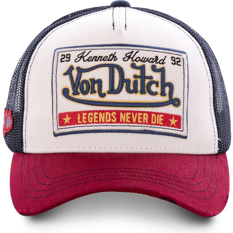 petten-gebogen-wit-snapback-legends-never-die-cas-wb07-van-von-dutch
