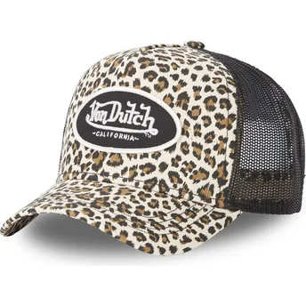 Petten gebogen luipaard snapback LEO BE van Von Dutch