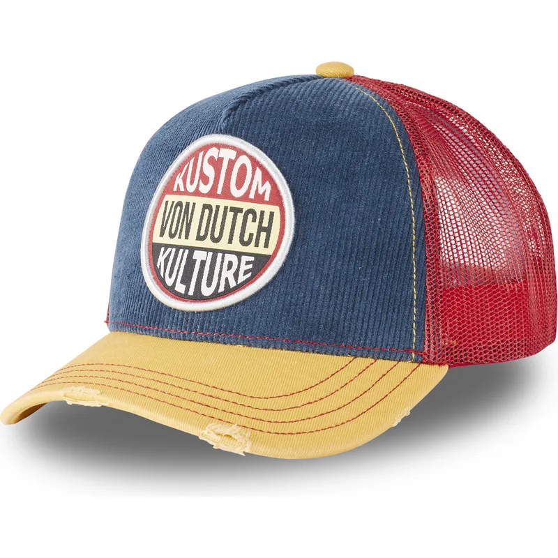 petten-gebogen-marineblauw-snapback-kustom-kulture-kus-van-von-dutch petten-gebogen-marineblauw-snapback-kustom-kulture-kus-van-von-dutch