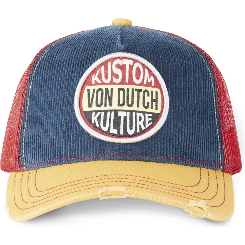 petten-gebogen-marineblauw-snapback-kustom-kulture-kus-van-von-dutch petten-gebogen-marineblauw-snapback-kustom-kulture-kus-van-von-dutch