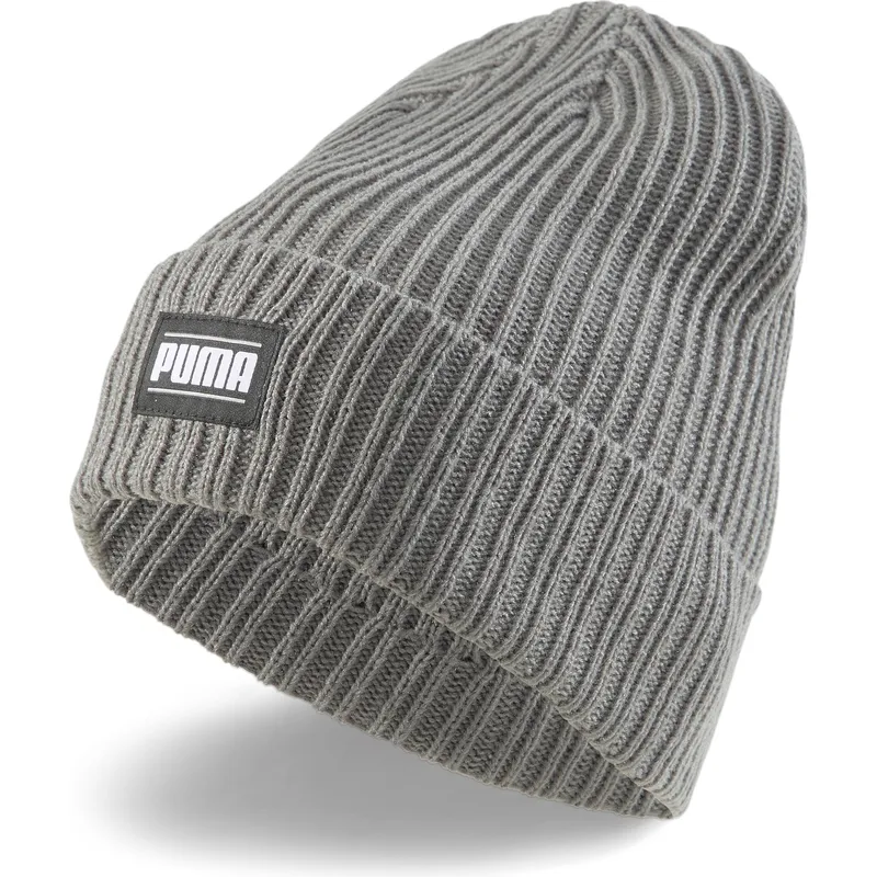 mutsen-grijs-ribbed-classic-cuff-van-puma