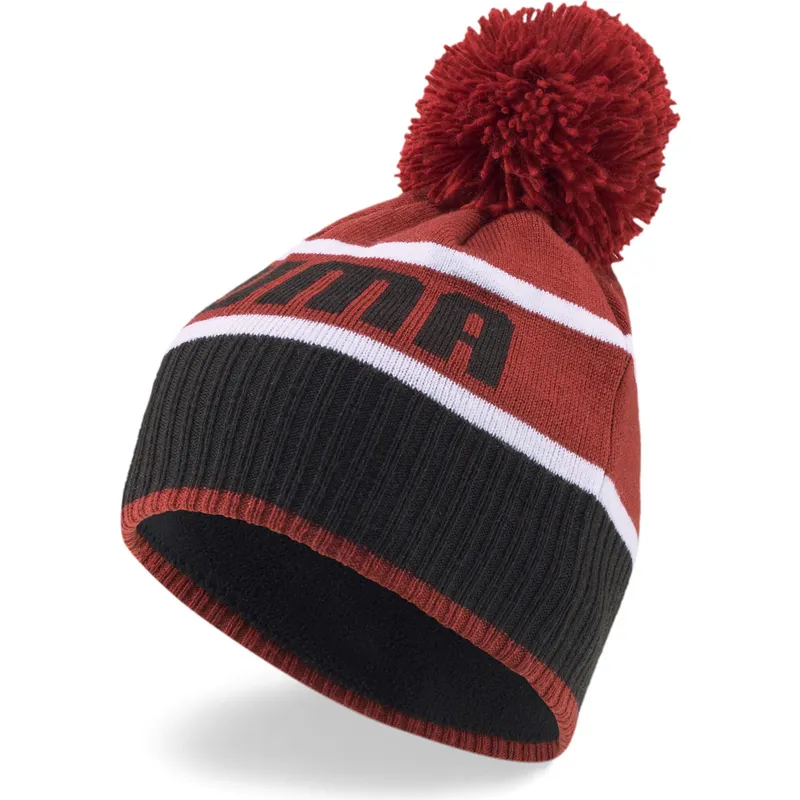 mutsen-rood-pompon-van-puma mutsen-rood-pompon-van-puma