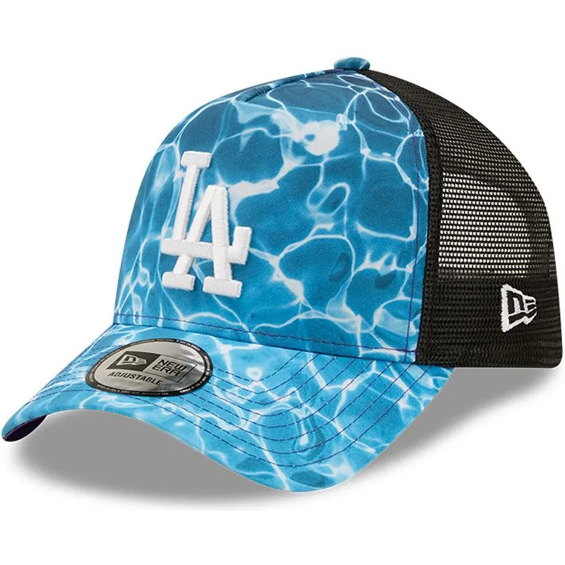 petten-gebogen-blauw-snapback-a-frame-summer-city-van-los-angeles-dodgers-mlb-van-new-era