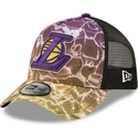 petten-gebogen-meerkleurig-snapback-a-frame-summer-city-van-los-angeles-lakers-nba-van-new-era