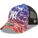 petten-gebogen-meerkleurig-snapback-a-frame-summer-city-van-new-york-yankees-mlb-van-new-era