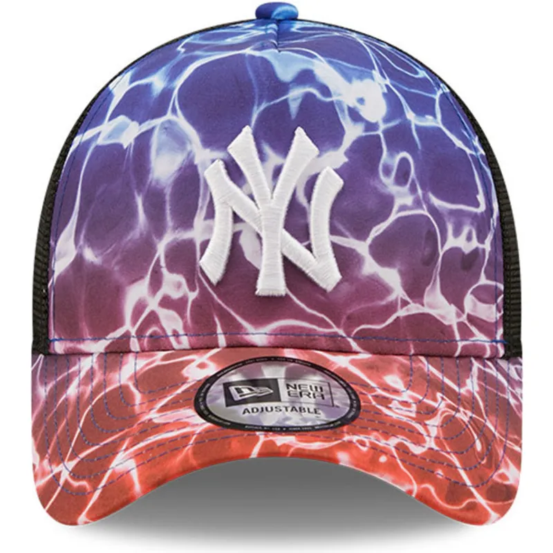 petten-gebogen-meerkleurig-snapback-a-frame-summer-city-van-new-york-yankees-mlb-van-new-era