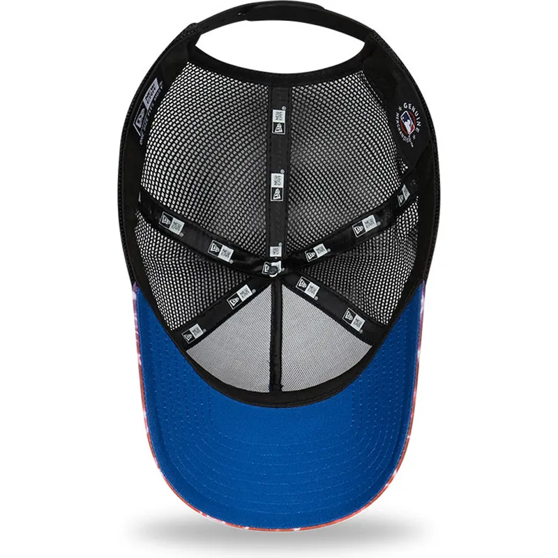 petten-gebogen-meerkleurig-snapback-a-frame-summer-city-van-new-york-yankees-mlb-van-new-era