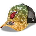 petten-gebogen-meerkleurig-snapback-a-frame-summer-city-van-miami-heat-nba-van-new-era