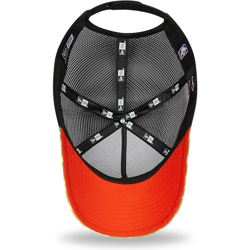 petten-gebogen-meerkleurig-snapback-a-frame-summer-city-van-miami-heat-nba-van-new-era