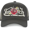 petten-gebogen-zwart-snapback-flor-nr-van-von-dutch