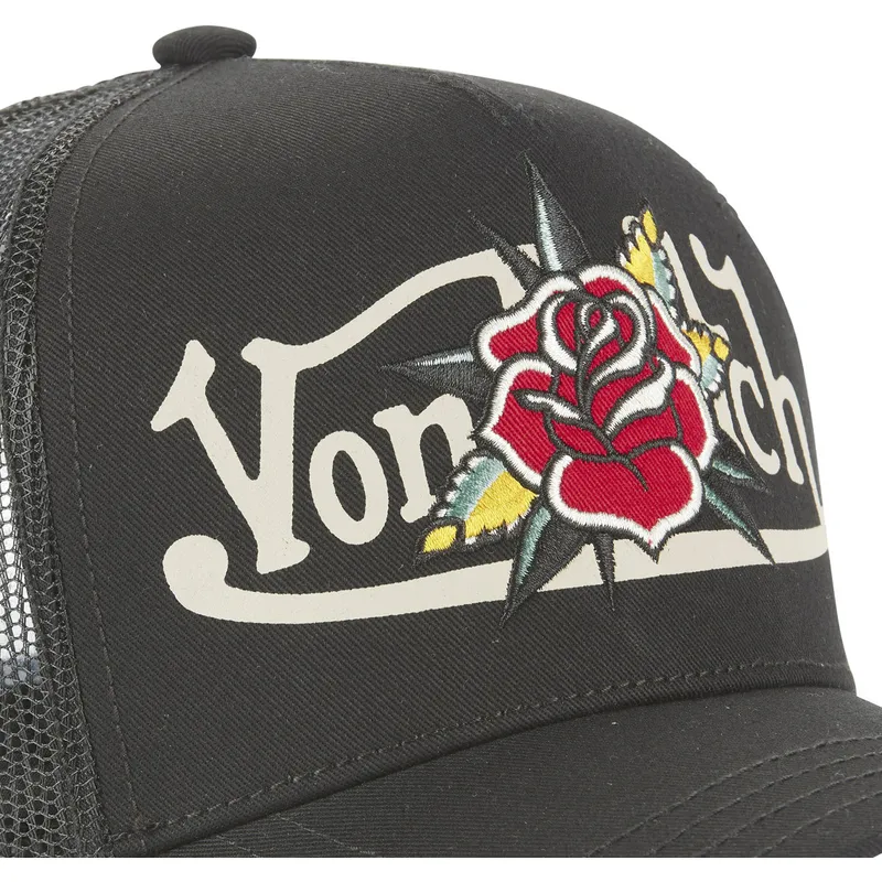 petten-gebogen-zwart-snapback-flor-nr-van-von-dutch