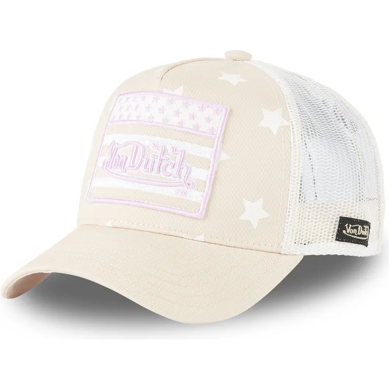 petten-gebogen-roze-snapback-star-lp-van-von-dutch