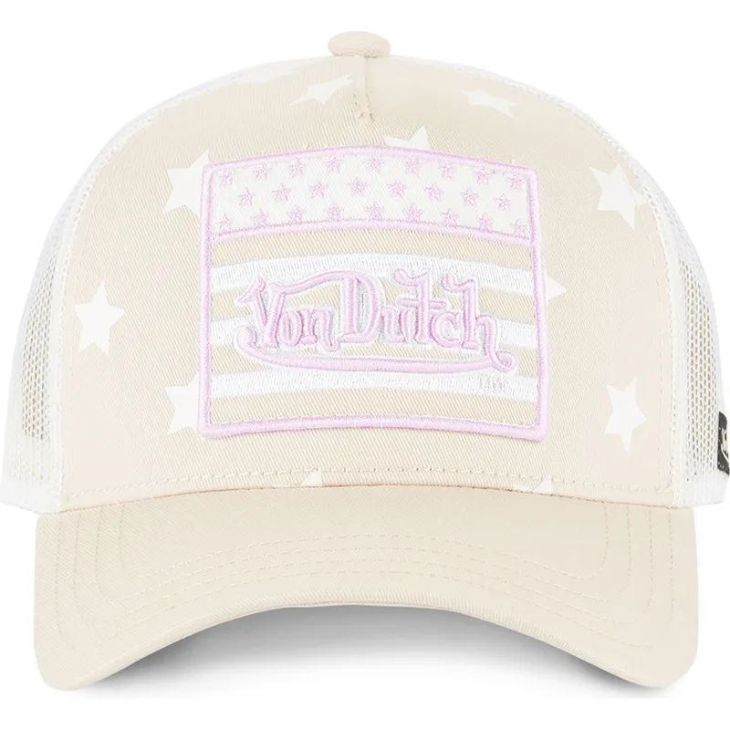petten-gebogen-roze-snapback-star-lp-van-von-dutch